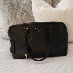Authentic Prada Saffiano Lux Black